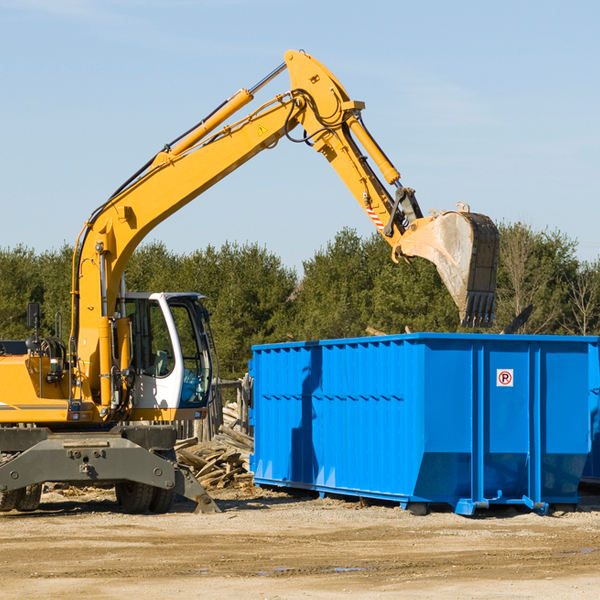 can i choose the location where the residential dumpster will be placed in Orwell New York